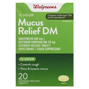 Walgreens Mucus Relief DM 600 Mg Tablet - 20.0 ea