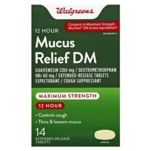 Walgreens Mucus Relief DM Max 1200 Mg Tablet - 14.0 ea