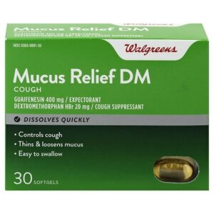 Walgreens Mucus Relief DM Softgels - 30.0 ea