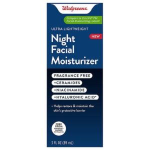 Walgreens Night Facial Moisturizing Lotion - 3.0 oz