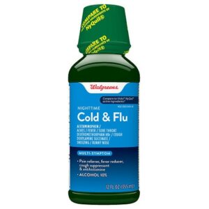 Walgreens Nighttime Cold & Flu Relief Original - 12.0 fl oz