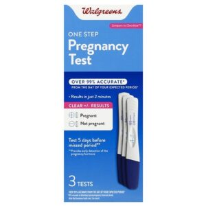 Walgreens One-Step Pregnancy Test - 3.0 ea