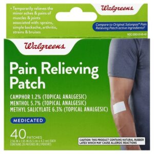 Walgreens Pain Relieving Medicated Patches - 40.0 ea