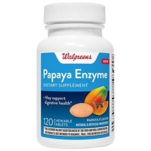 Walgreens Papaya Enzyme Chewable - 120.0 ea