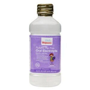 Walgreens Pediatric Oral Electrolyte, Dye Free Grape - 33.8 oz