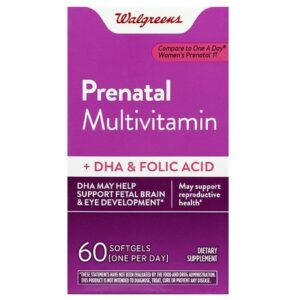 Walgreens Prenatal Multivitamin - 60.0 ea