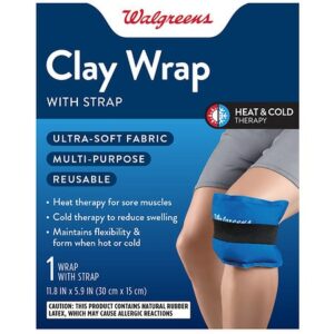 Walgreens Reusable Hot and Cold Clay Wrap with Strap - 1.0 ea