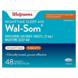 Walgreens Sleep Aid Tablets, Doxylamine Succinate Tablets, 25 mg - 48.0 ea