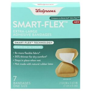 Walgreens Smart-Flex Adhesive Bandages X-Large - 7.0 ea