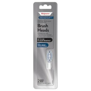 Walgreens Smile Sonic Premium Antiplaque Replacement Brush Heads - 2.0 ea