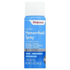 Walgreens Soothing Hemorrhoid Spray with Lidocaine - 3.0 oz