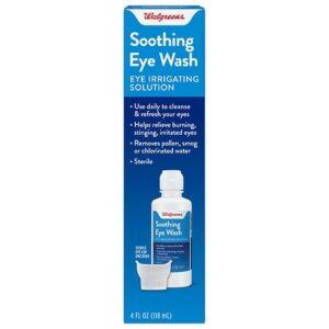 Walgreens Sterile Soothing Eye Wash Eye Irrigating Solution - 4.0 oz