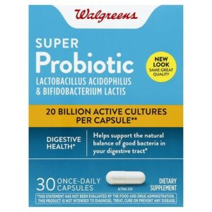 Walgreens Super Probiotic Capsules - 30.0 ea