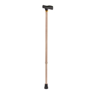 Walgreens T-Handle Cane, Light Walnut Print - 1.0 ea