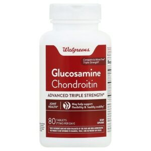 Walgreens Triple Strength Glucosamine Chondroitin + MSM - 80.0 ea