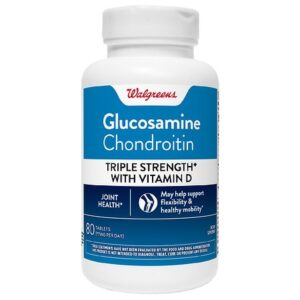 Walgreens Triple Strength Glucosamine Chondroitin with MSM and Vitamin D3 - 80.0 ea