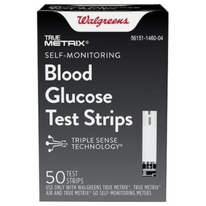 Walgreens True Metrix Blood Glucose Test Strips - 50.0 ea