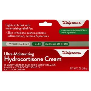 Walgreens Ultra-Moisturizing Hydrocortisone Cream 1% - 2.0 oz