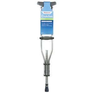 Walgreens Universal Adjustable Height Crutches - 1.0 pr