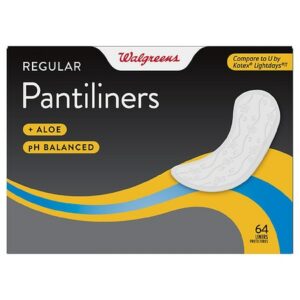 Walgreens Unscented Pantiliners - 64.0 ea