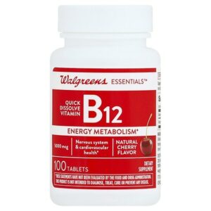 Walgreens Vitamin B12 5000mcg Quick Dissolve - 100.0 ea