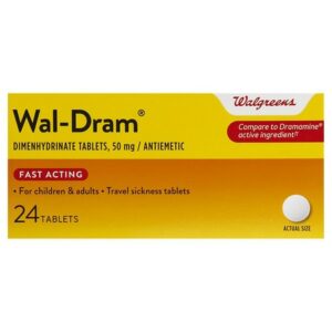 Walgreens Wal-Dram Antimetic Travel Sickness Tablets - 24.0 ea