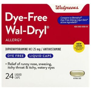 Walgreens Wal-Dryl Dye Free Liquigels - 24.0 ea