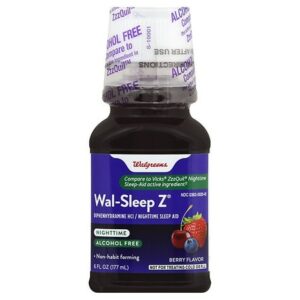 Walgreens Wal-Sleep Z Sleep Aid Berry - 6.0 oz