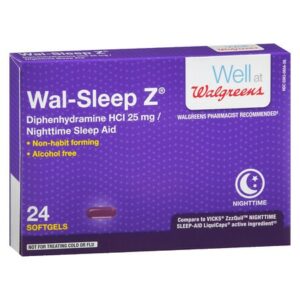 Walgreens Wal-Sleep Z Sleep Aid Liquid Gels - 24.0 ea