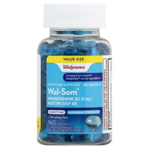 Walgreens Wal-Som Sleep Aid Softgels - 160.0 ea