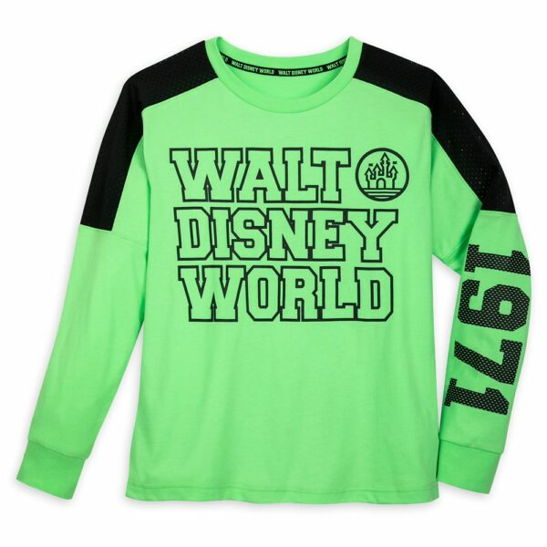 Walt Disney World Neon Green Pullover Top for Women