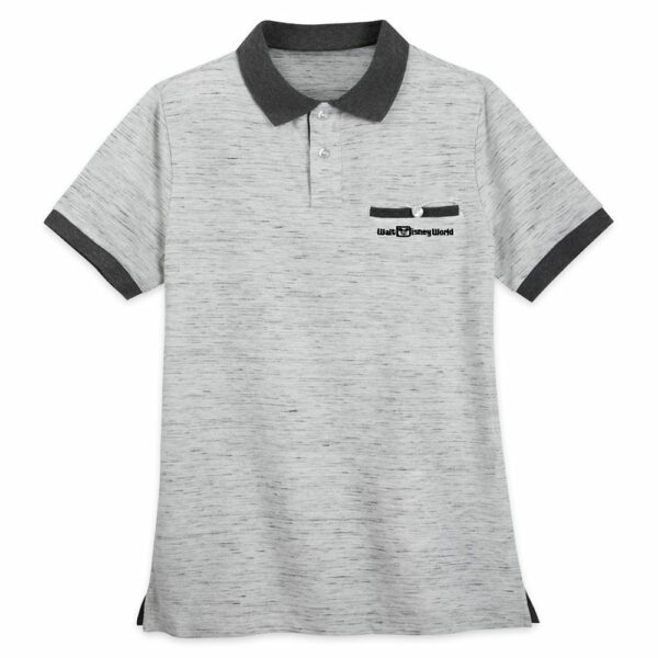 Walt Disney World Polo Shirt for Men Gray