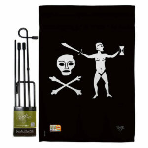 Walter Kennedy Coastal Pirate Garden Flag Set