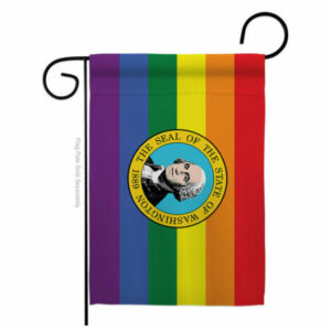 Washington Pride Inspirational Support Garden Flag