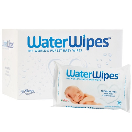 WaterWipes Baby Wipes Unscented - 60.0 ea