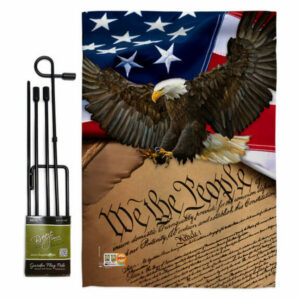 We the People Americana Garden Flag Set