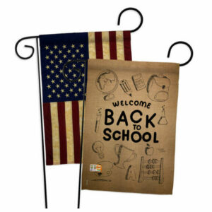 Welcome Back Special Occasion School & Education Garden Flags Pack