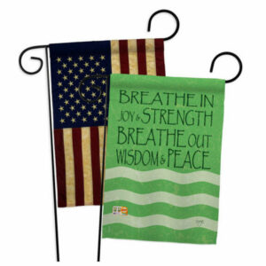 Welcome Breathe In Inspirational Sweet Home Garden Flags Pack