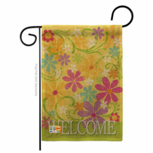 Welcome Daisy Garden Inspirational Sweet Home Garden Flag