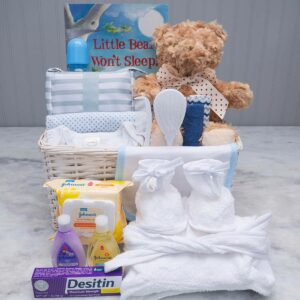 Welcome to the world, little one Baby Basket by GiftBasket.com