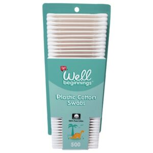 Well Beginnings Cotton Swabs - 500.0 ea