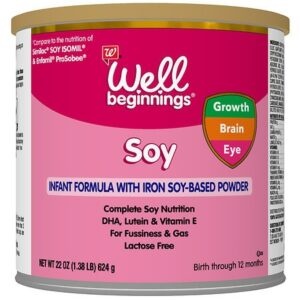 Well Beginnings Soy Instant Baby Formula Powder - 22.0 oz