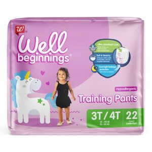 Well Beginnings Training Pants for Girls - 22.0 ea