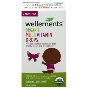 Wellements Organic Multi Vitamin Drops - 1.0 oz
