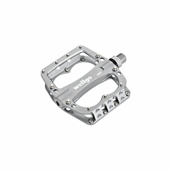 Wellgo B030 Alloy Platform Pedals - Anodised Silver