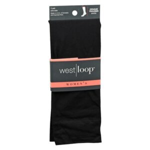 West Loop Ladies' Opaque Trouser Socks - 1.0 ea