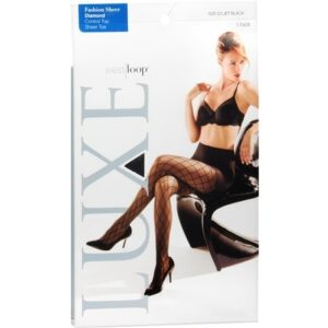 West Loop Luxe Control Top Sheer Toe Fashion Sheer Pantyhose C - 1.0 ea