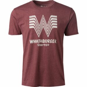 Whataburger Men's Graphic T-Shirt Maroon, Large - Men's Outdoor Graphic Tees at Academy Sports