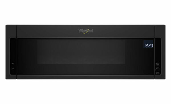 Whirlpool 1.1 Cu. Ft. Black Low Profile Microwave Hood Combination