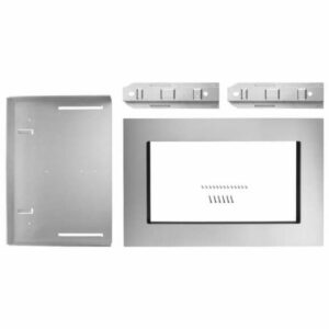 Whirlpool MK2160A 30 Inch Wide Built-In Kit for Whirlpool Microwave Ovens Fingerprint Resistant Stainless Steel Cooking Appliance Accessories and